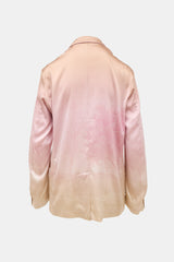 Pierre-Louis Mascia Silk Satin Printed Blazer