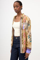 Pierre-Louis Mascia Silk Multi Print Blouse