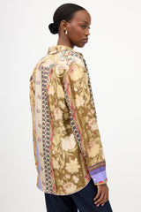 Pierre-Louis Mascia Silk Multi Print Blouse