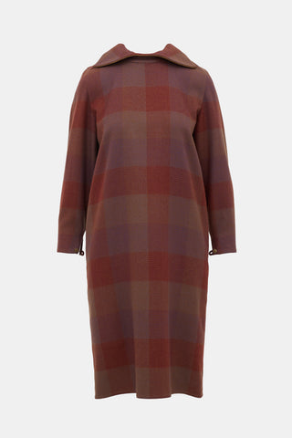 Pierre Cardin Vintage Wool Check Dress