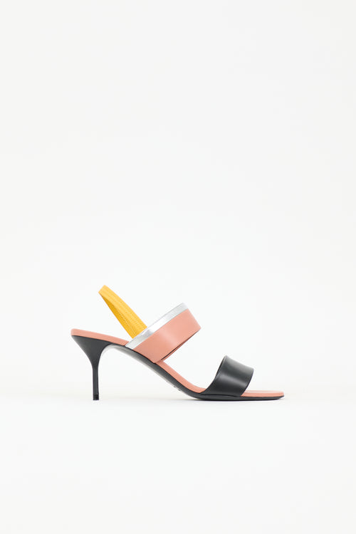 Pierre Hardy Leather Alpha Party Sandal