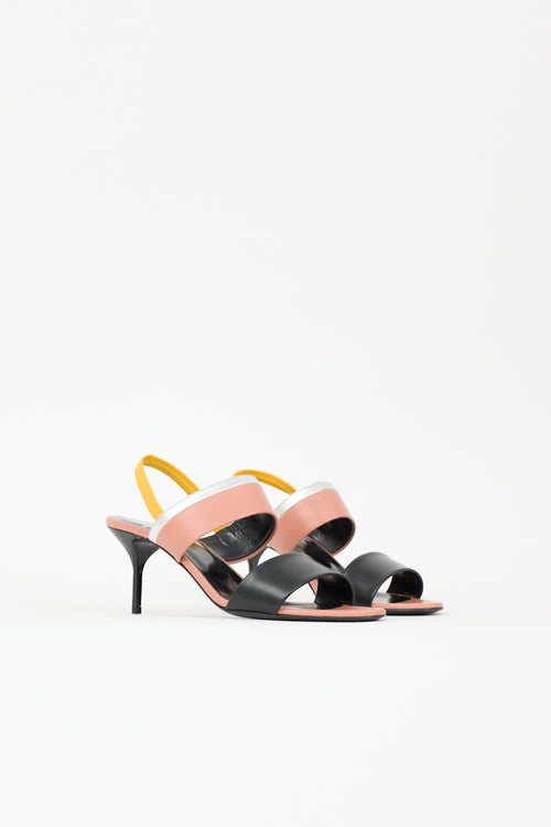Pierre Hardy Leather Alpha Party Sandal