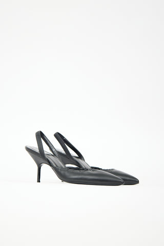 Pierre Hardy Leather Slingback Pump