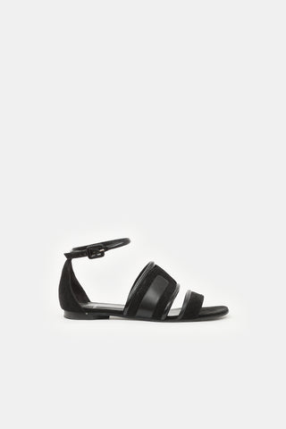 Pierre Hardy Suede & Patent Strappy Sandal