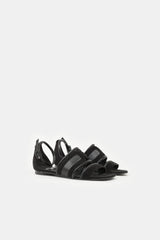 Pierre Hardy Suede & Patent Strappy Sandal
