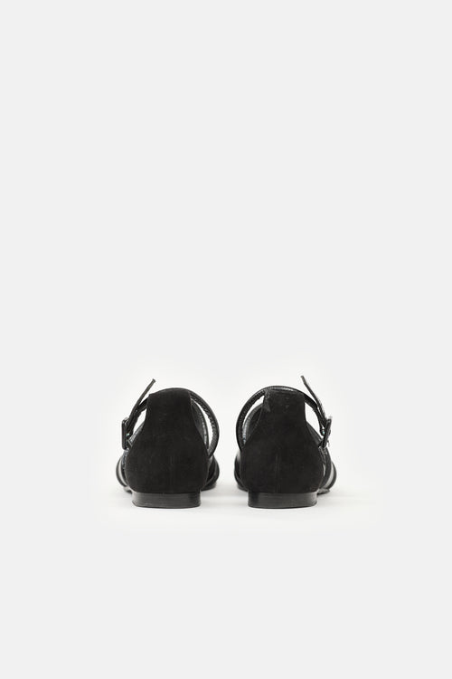 Pierre Hardy Suede & Patent Strappy Sandal