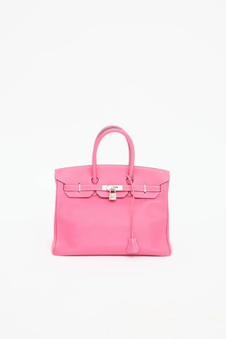 Hermès Birkin 35 Rose Tyrien Epsom leather bag