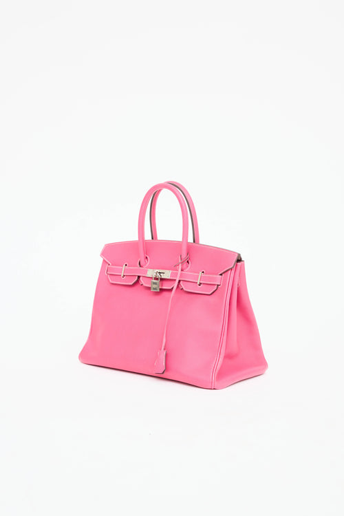 Hermès Birkin 35 Rose Tyrien Epsom leather bag