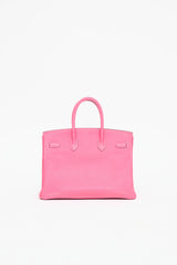Hermès Birkin 35 Rose Tyrien Epsom leather bag
