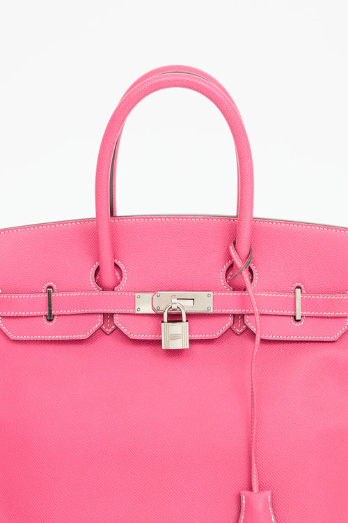 Hermès Birkin 35 Rose Tyrien Epsom leather bag