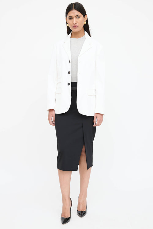 Plan C Three Button Cady Blazer