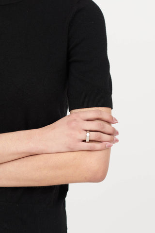 Fine Jewelry Platinum Floating Diamond Ring