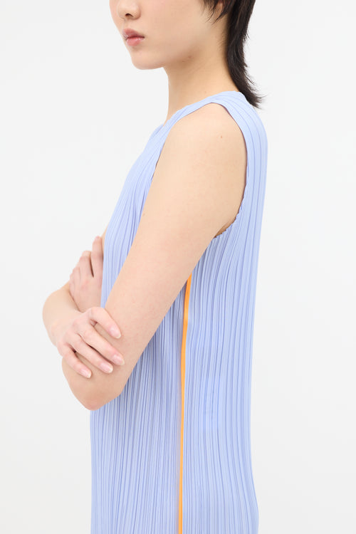 Pleats Please Issey Miyake Round Neck Dress