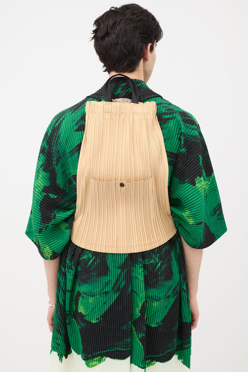 Pleats Please Issey Miyake Pleated Backpack