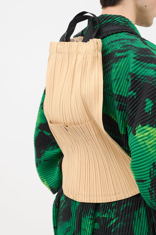 Pleats Please Issey Miyake Pleated Backpack