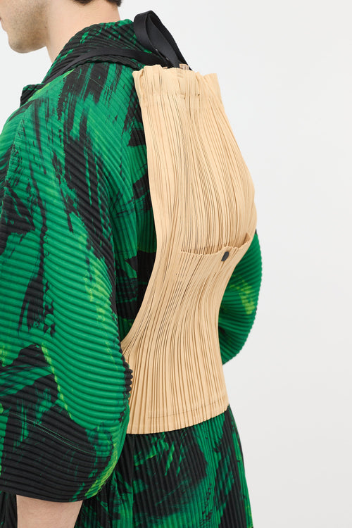 Pleats Please Issey Miyake Pleated Backpack