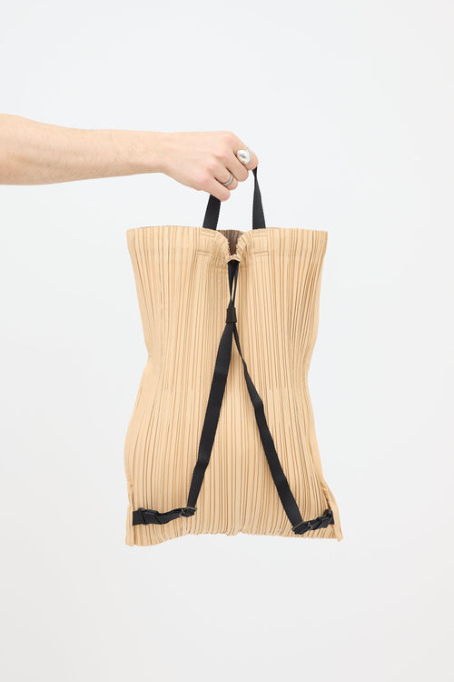 Pleats Please Issey Miyake Pleated Backpack