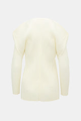 Pleats Please Issey Miyake Plissé Open Cardigan