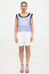 Pleats Please Issey Miyake Pleated Mesh Top