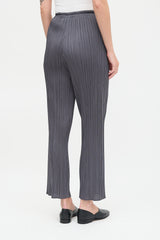 Pleats Please Issey Miyake Pleated Straight Leg Trouser
