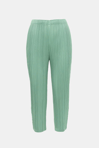 Pleats Please Issey Miyake Pleated Tapered Trouser