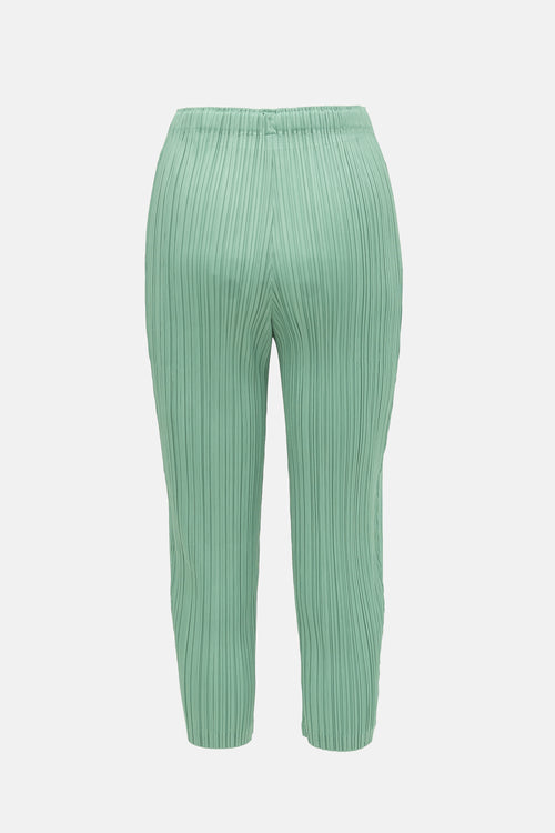 Pleats Please Issey Miyake Pleated Tapered Trouser