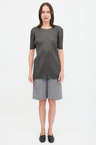 Pleats Please Issey Miyake Pleated Tunic Top
