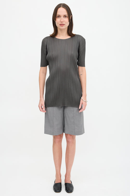 Pleats Please Issey Miyake Pleated Tunic Top