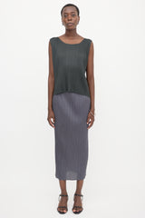 Pleats Please Issey Miyake Plissé Sleeveless Top