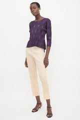 Pleats Please Issey Miyake Plissé Straight Leg Pant