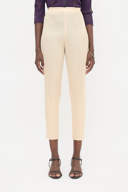 Pleats Please Issey Miyake Plissé Straight Leg Pant