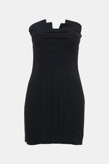 Plein Sud Panelled Strapless Mini Dress