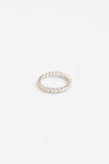 Fine Jewelry Platinum and Diamond Eternity Ring