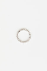 Fine Jewelry Platinum and Diamond Eternity Ring