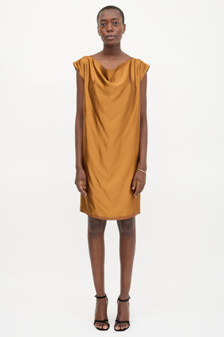 Ports 1961 Silk Draped Mini Dress