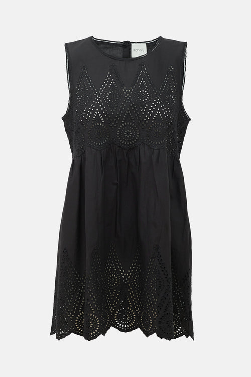 Posse Broderie Anglaise Mini Dress