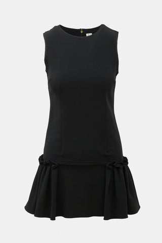 Prabal Gurung Wool Ruffled Mini Dress