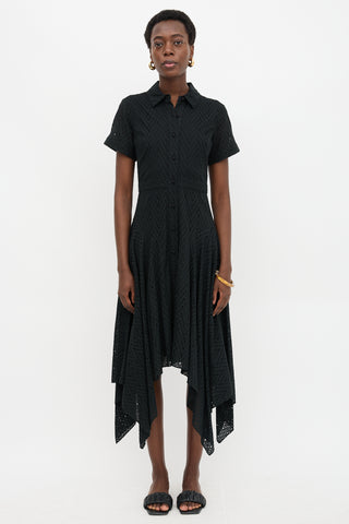 Prabal Gurung Eyelet Shirt Dress