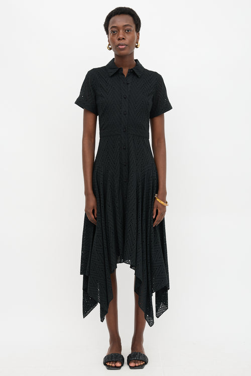 Prabal Gurung Eyelet Shirt Dress
