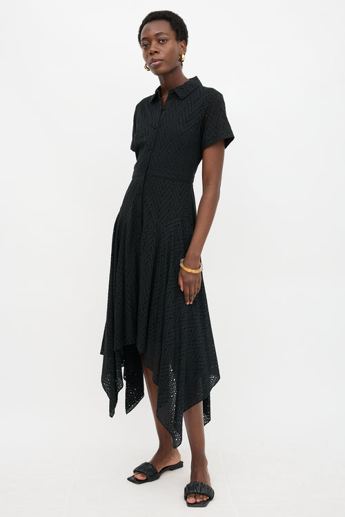 Prabal Gurung Eyelet Shirt Dress