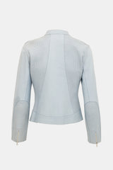 Prada 1990s Leather Moto Jacket