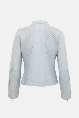 Prada 1990s Leather Moto Jacket