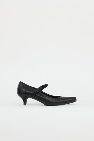 Prada 1990s Sport Leather Mary Jane Pump