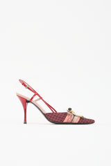 Prada 2003 Printed Flower Heel