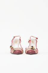 Prada 2003 Printed Flower Heel