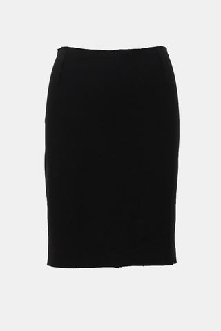 Prada 2007 Crepe Pencil Skirt