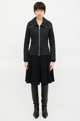 Prada 2008 Nylon Matelassé Jacket