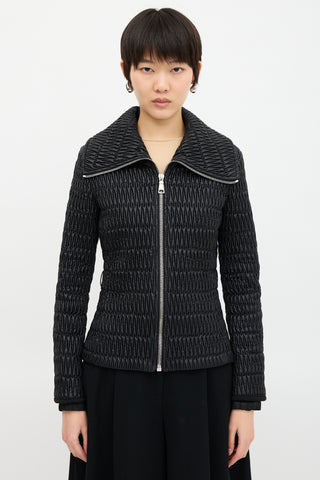 Prada 2008 Nylon Matelassé Jacket