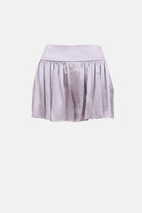Prada 2008 Silk Pleated Shorts