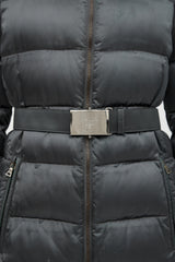 Prada 2009 Nylon & Down Belted Coat